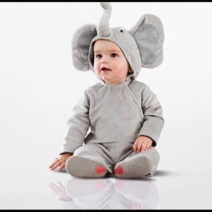 Pottery Barn elephant costume - EUC 6-12 Months